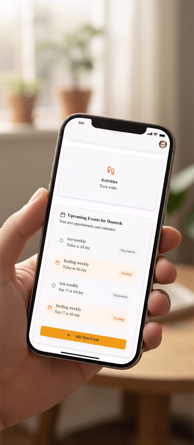 myDoner App Dashboard Interface